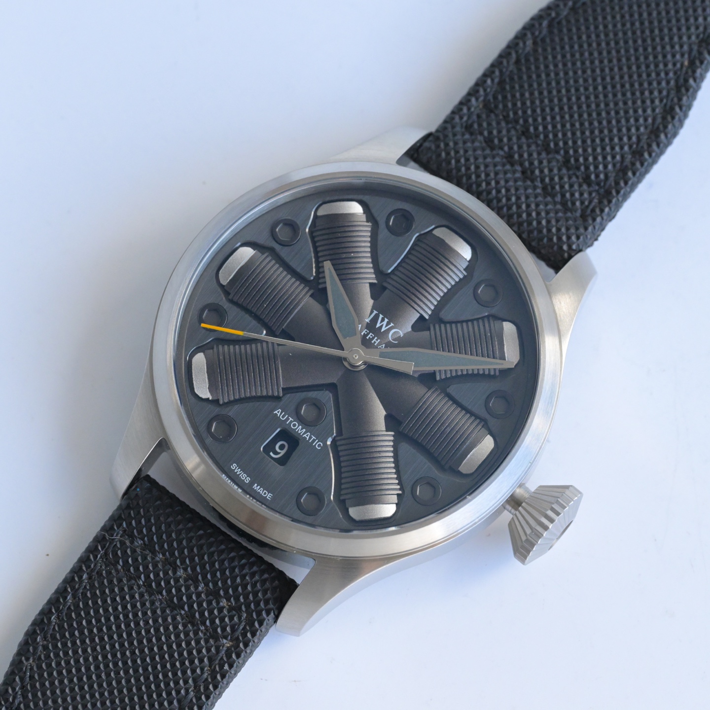 IWC Watch 46mm Blue / Silver - watch1797 - Image 2