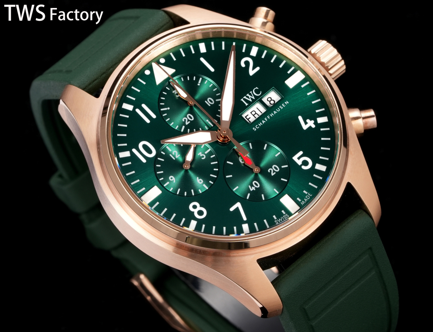 IWC Pilot Blue / Rose Gold - watch1807 - Image 2