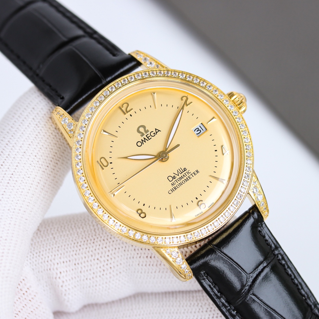 Omega De Ville 40mm White / Gold - watch1812 - Image 2