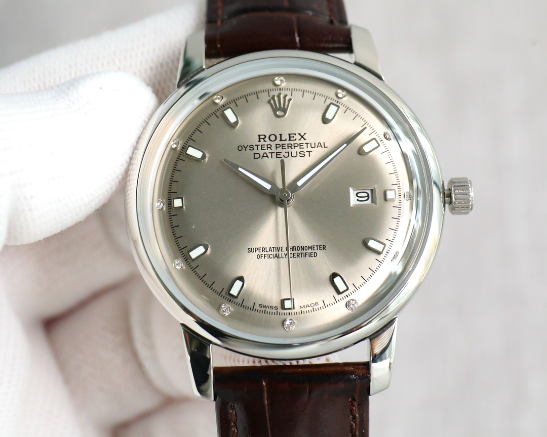 Classic Watch 42mm White / Rose Gold - watch1829 - Image 2