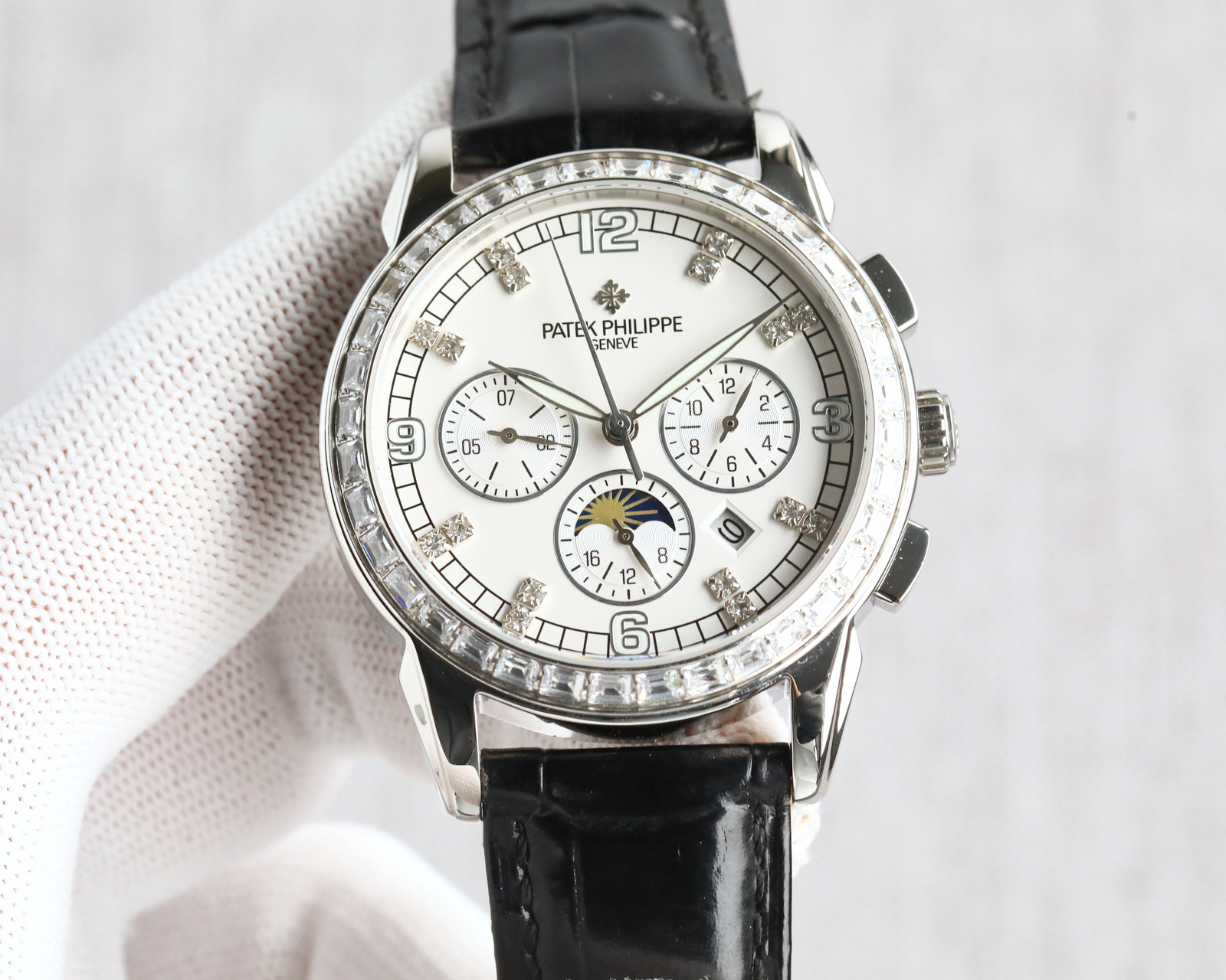 Patek Philippe Watch 40mm Silver - watch1836 - Image 2