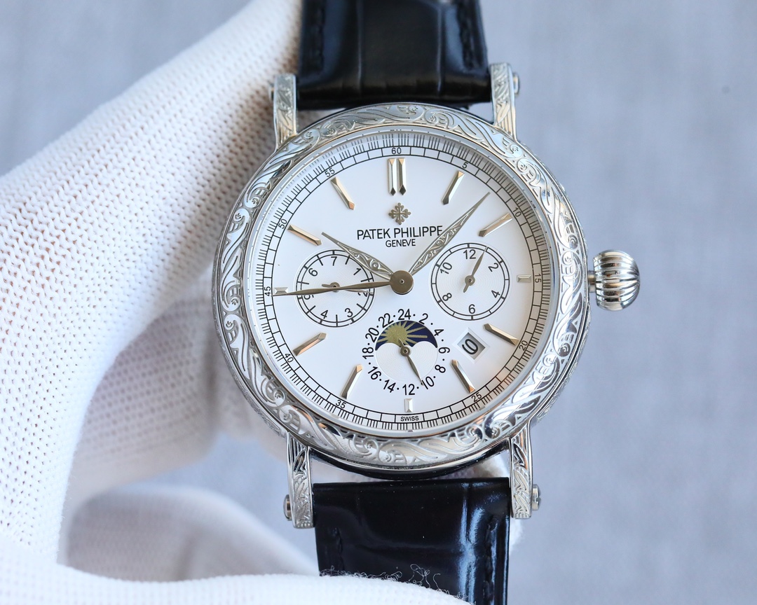 Patek Philippe Watch 42mm Silver - watch1841 - Image 2
