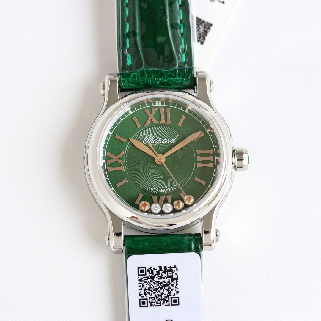 Classic Watch 30mm Green / Rose Gold - watch1842 - Image 2