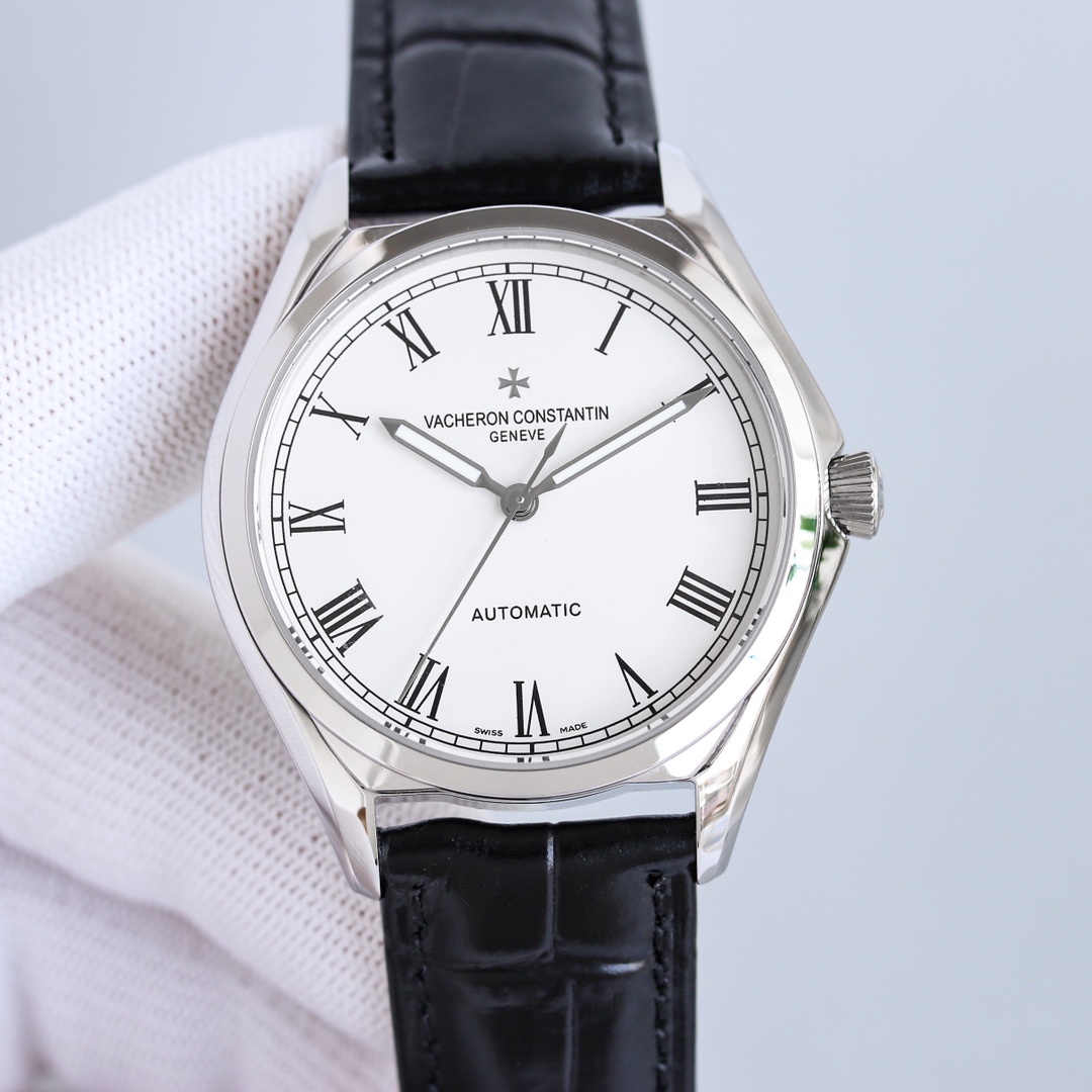 Vacheron Constantin Watch 40mm White / Rose Gold - watch1847 - Image 2
