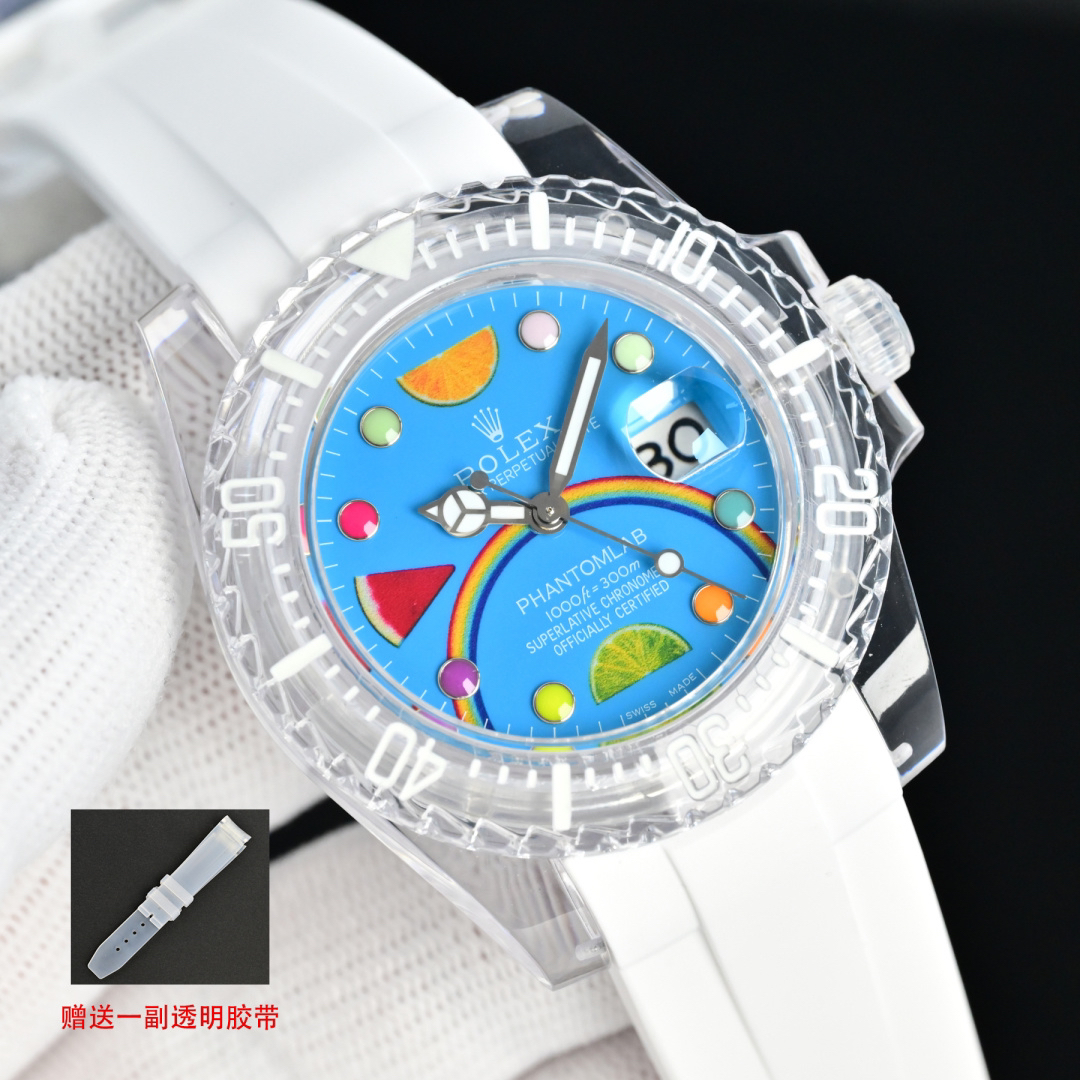 Rolex Watch 40mm Blue - watch1848 - Image 2