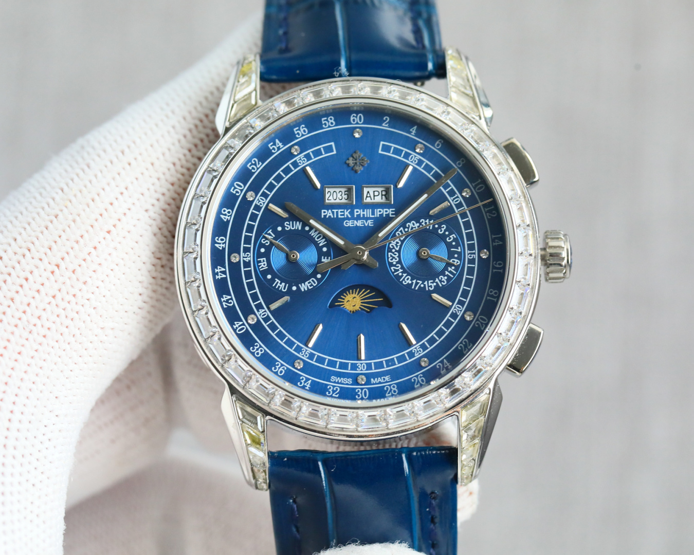 Patek Philippe Watch 41mm White / Gold - watch2048 - Image 2