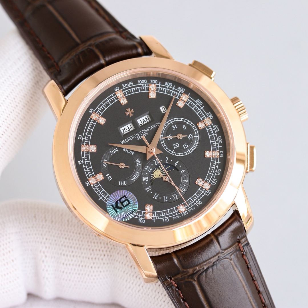 Vacheron Constantin Watch White / Gold - watch2072 - Image 2
