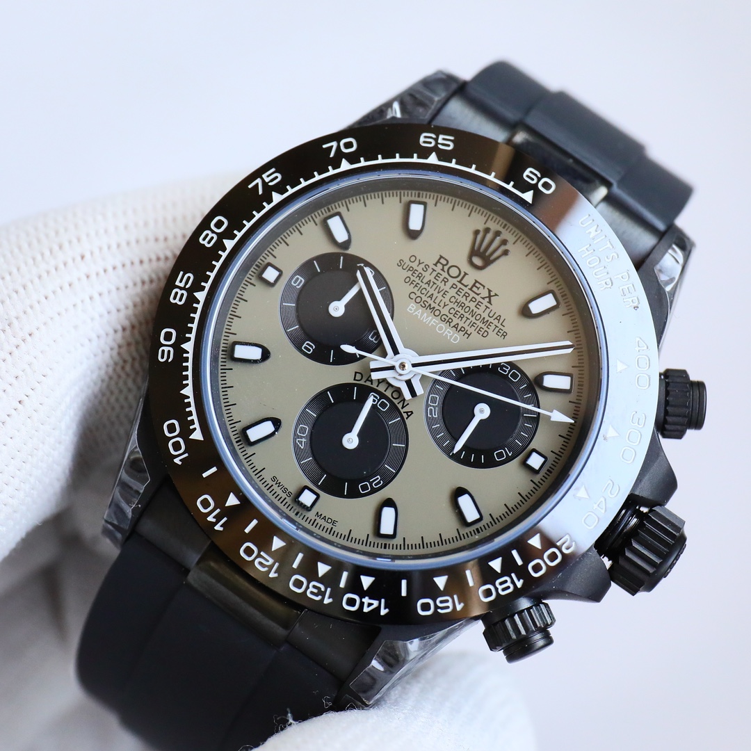 Rolex Daytona 40mm Black / Silver - watch0001 - Image 3
