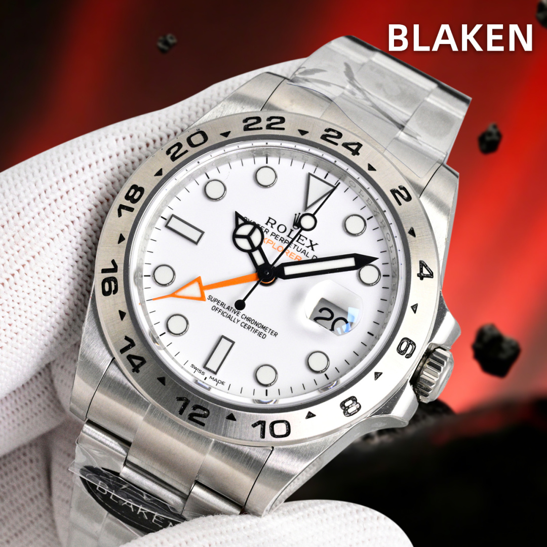 Rolex Explorer 42mm Black / Silver - watch0002 - Image 3