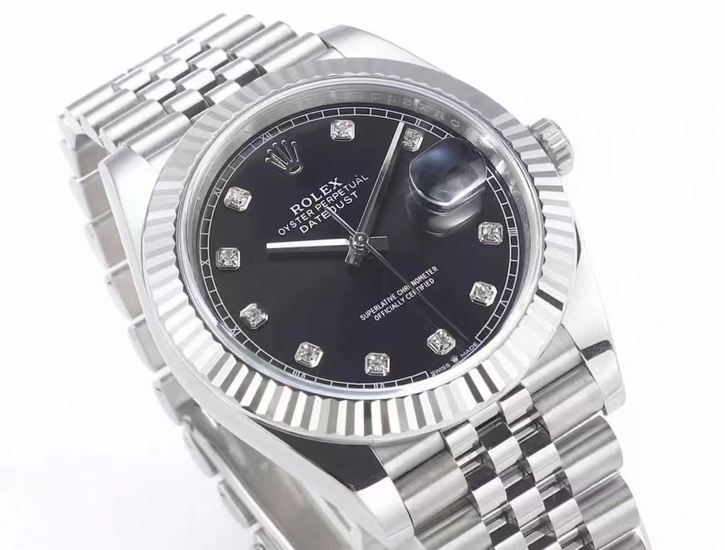 Rolex Datejust 41mm White / Gold - watch0015 - Image 3
