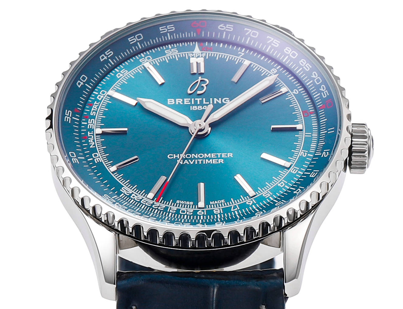 Breitling Navitimer 41mm Silver - watch0025 - Image 3
