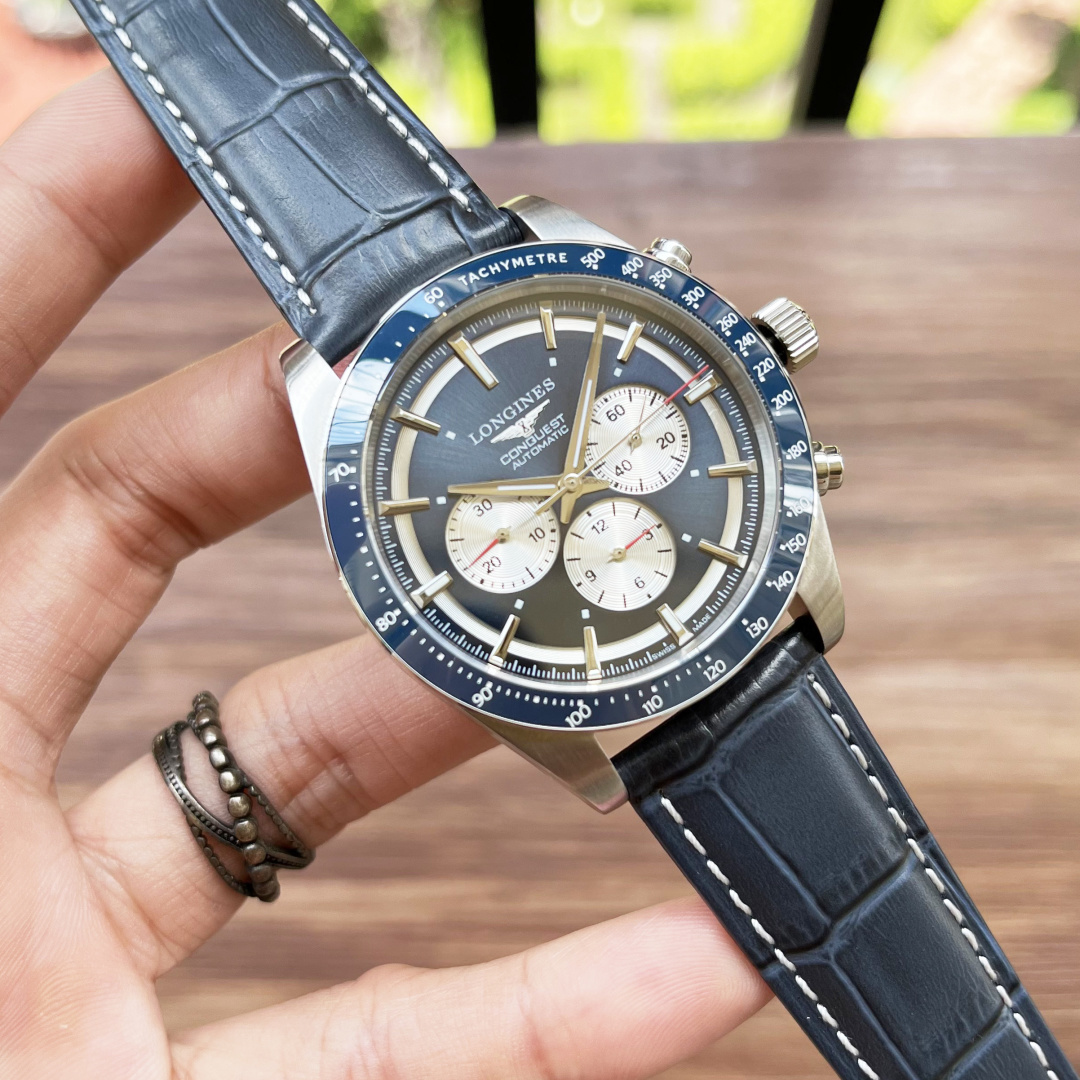Longines Conquest 42mm Black / Silver - watch0038 - Image 3