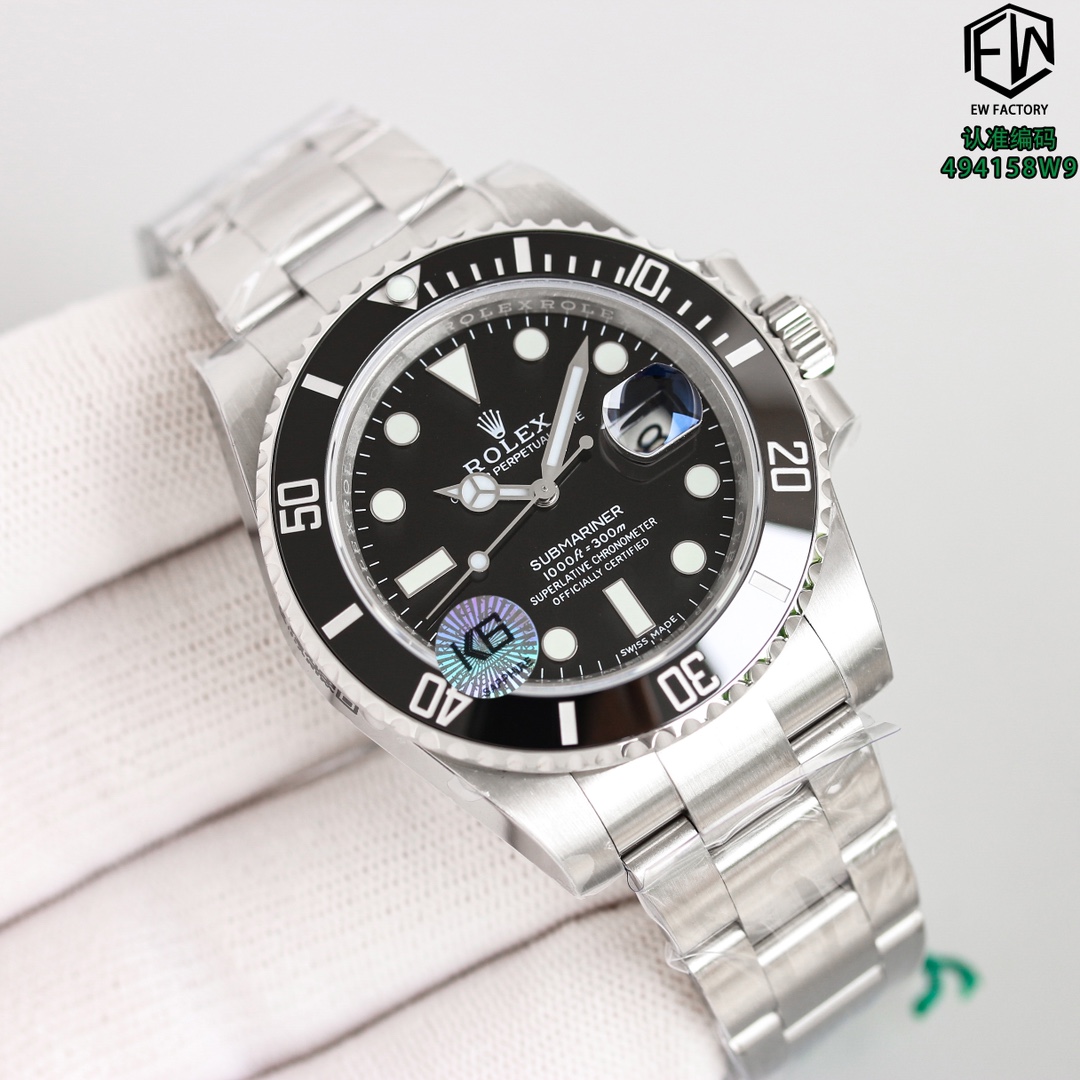 Rolex Submariner Black - watch0072 - Image 3