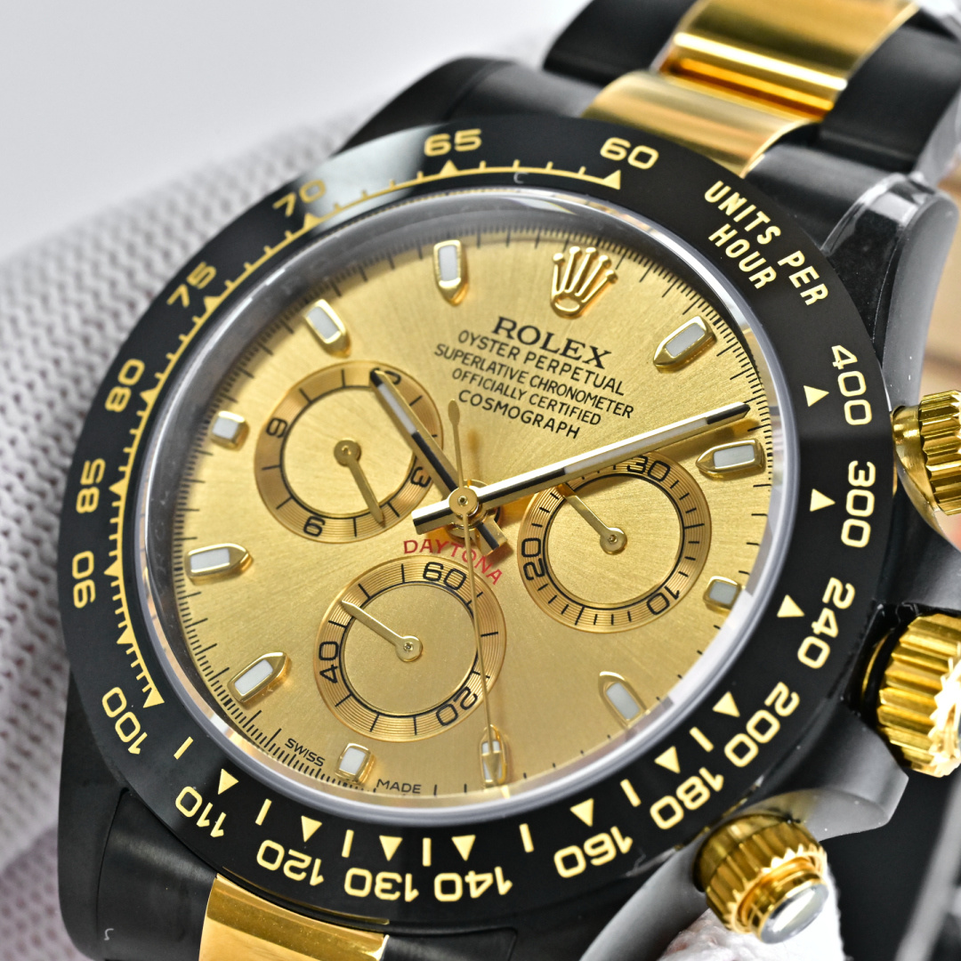 Rolex Daytona 40mm Black / Silver - watch0086 - Image 3