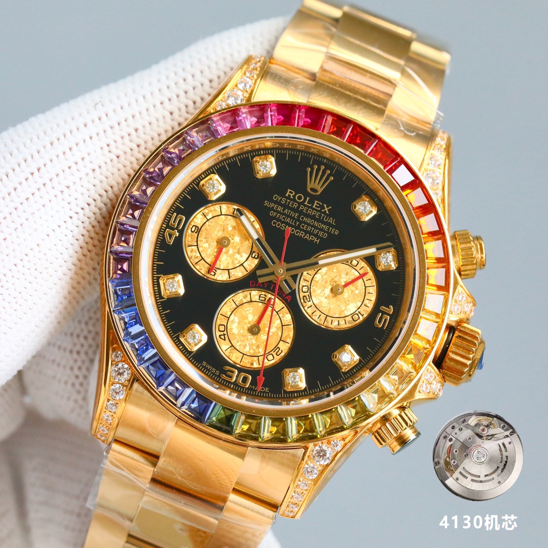 Rolex Daytona Gold / Rose Gold - watch0088 - Image 3