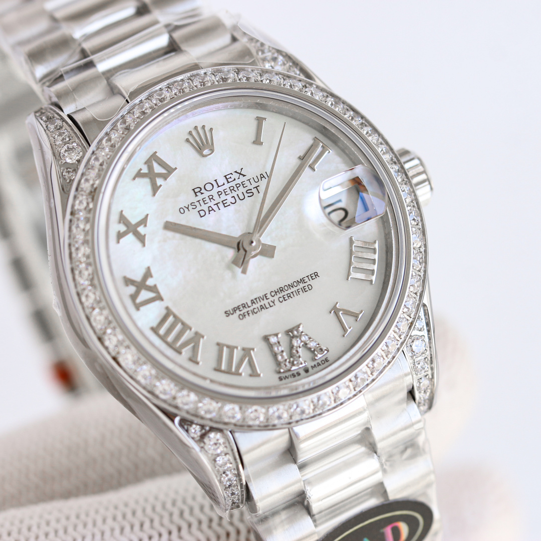 Rolex Datejust 31mm Silver - watch0102 - Image 3
