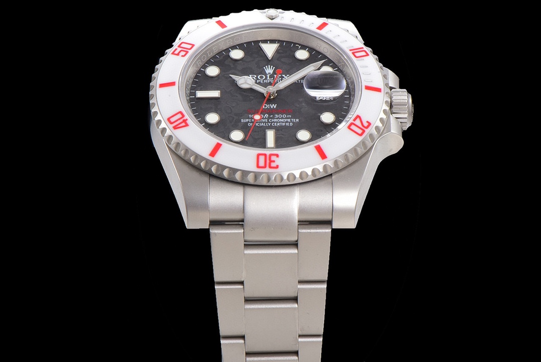 Rolex Submariner White / Silver - watch0125 - Image 3