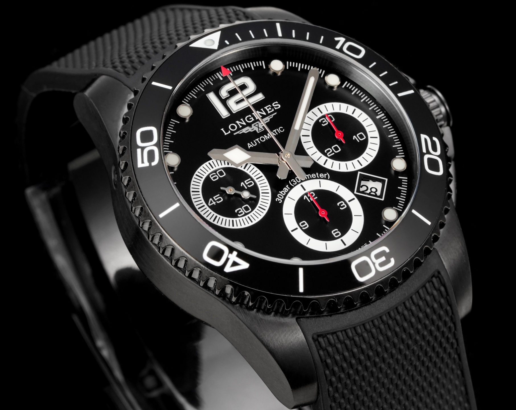 Longines Conquest Black / Blue - watch0134 - Image 3