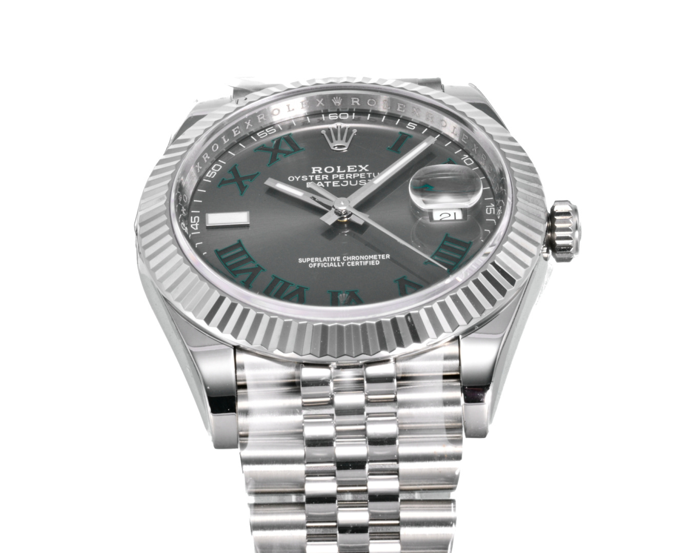 Rolex Datejust 41mm White / Gold - watch0141 - Image 3