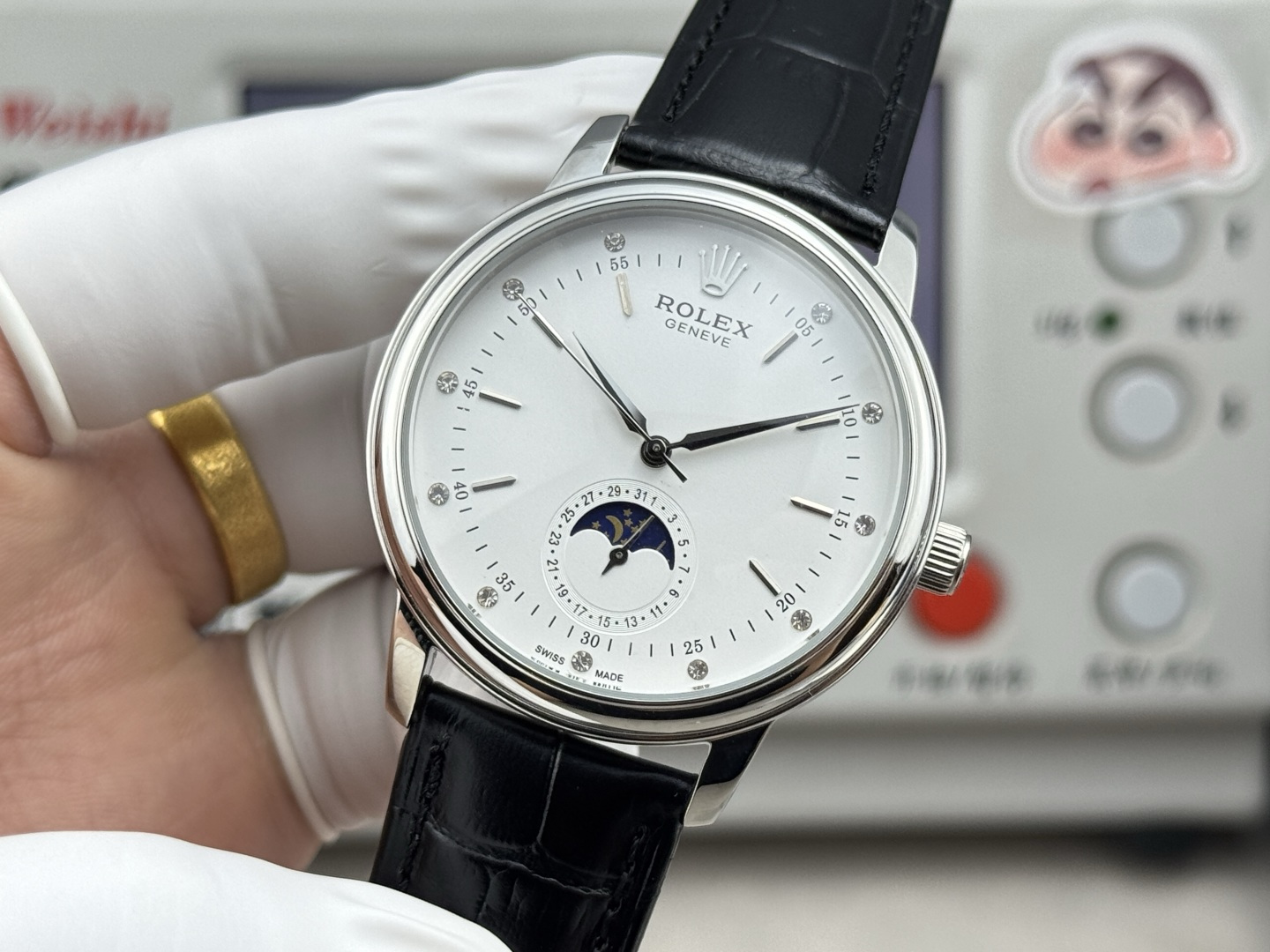 Rolex Watch 40mm Rose Gold / Silver - watch0146 - Image 3