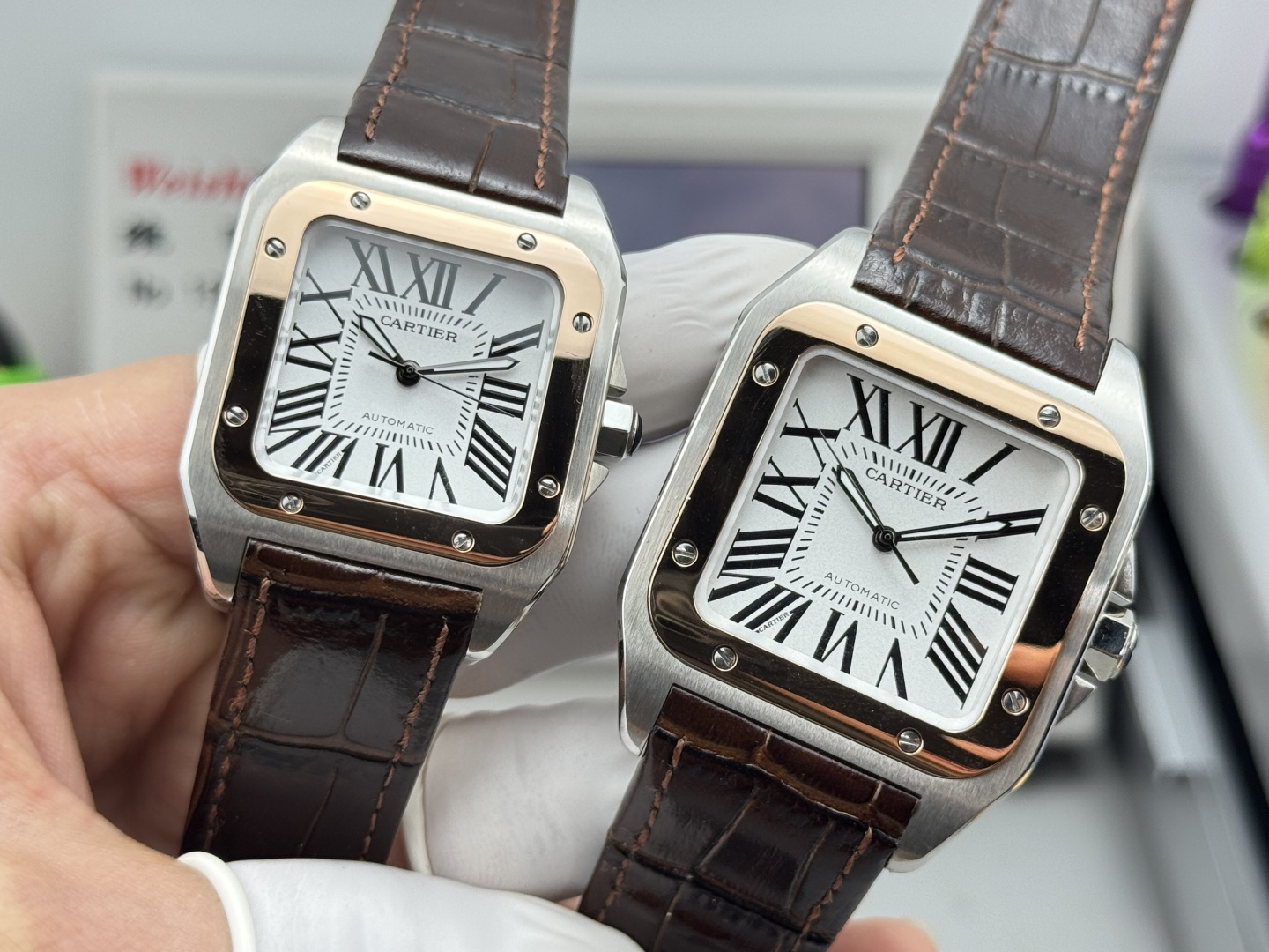 Cartier Santos 41.3mm - watch0163 - Image 3