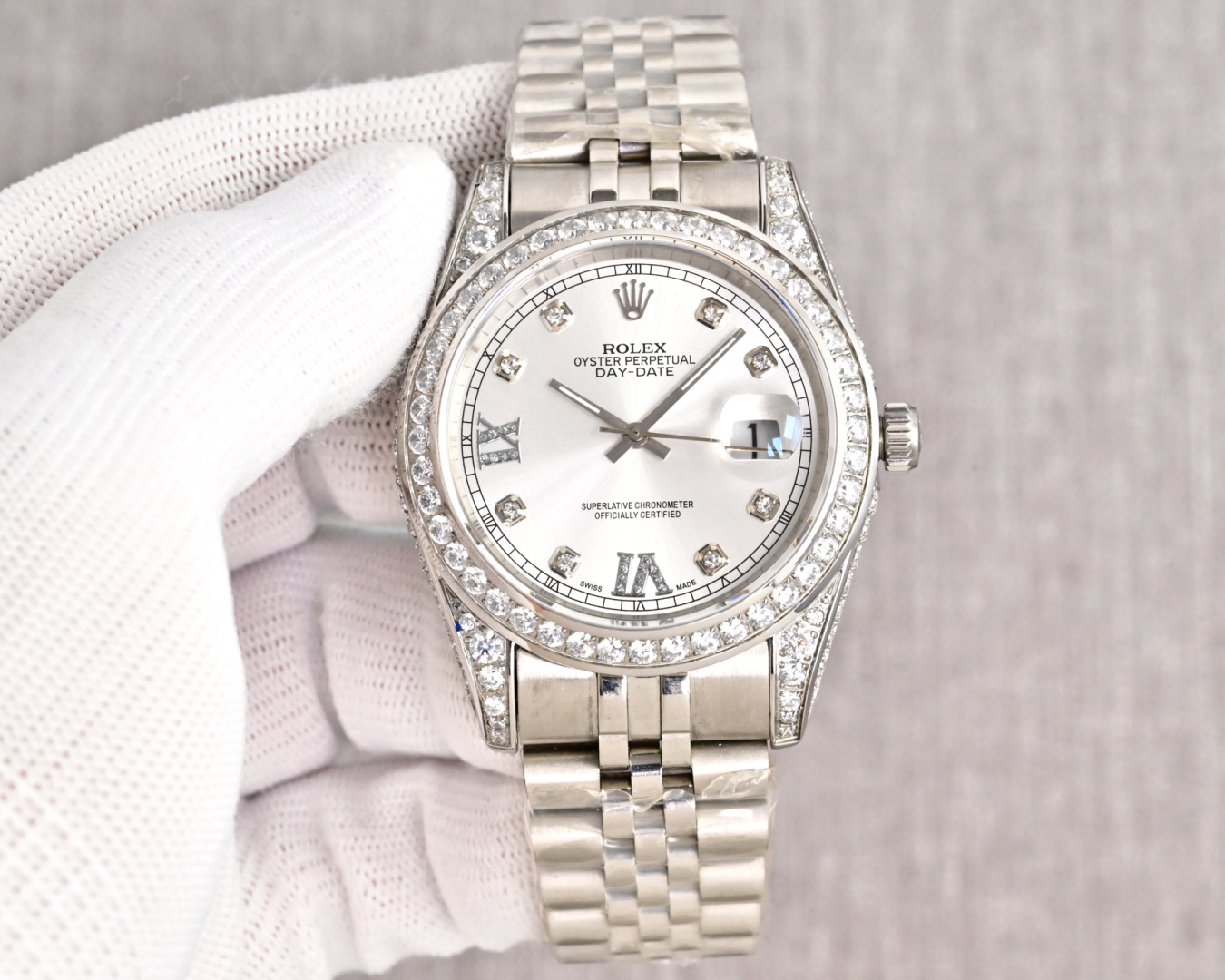 Rolex Watch 41mm White / Gold - watch0173 - Image 3