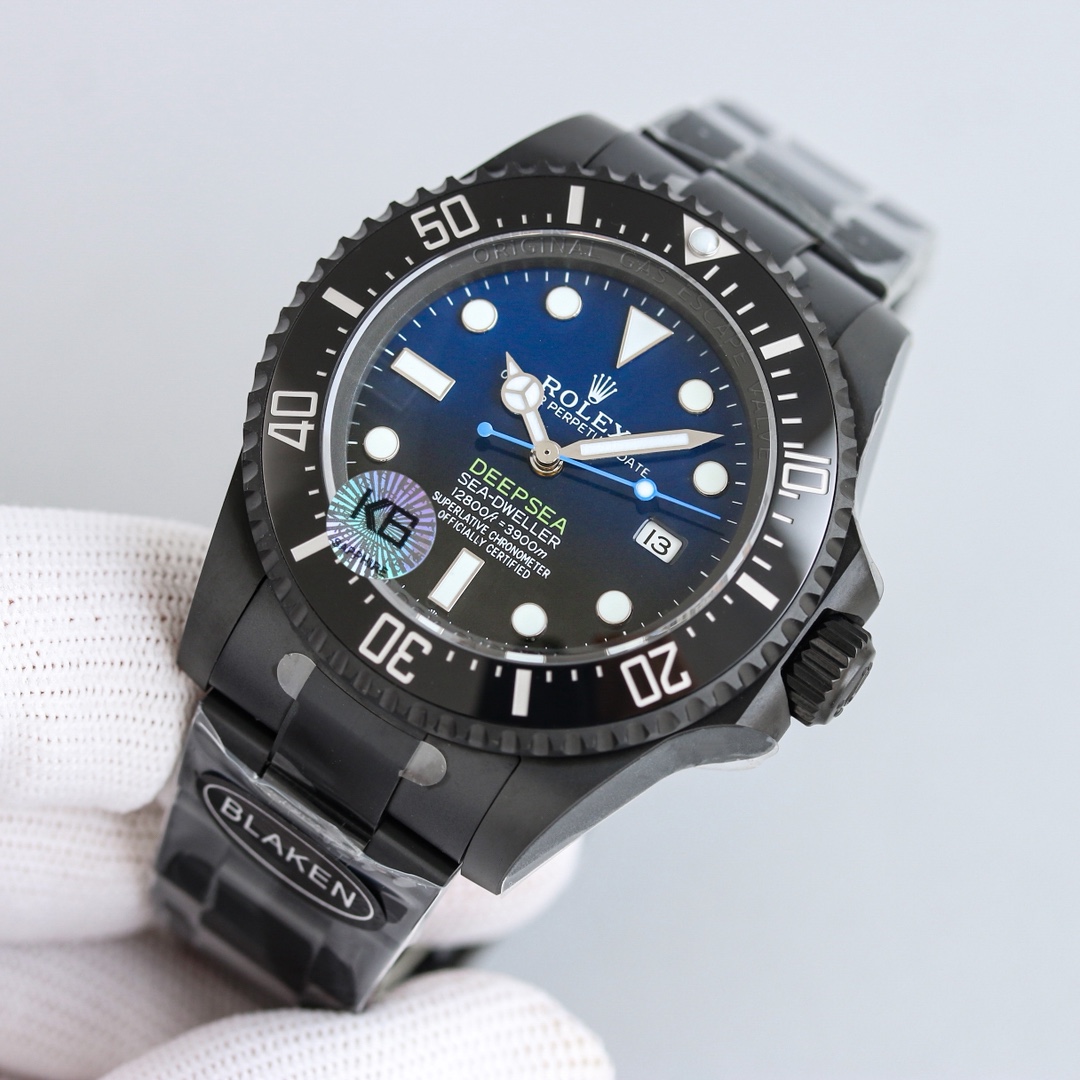 Rolex Watch 44mm Black - watch0188 - Image 3