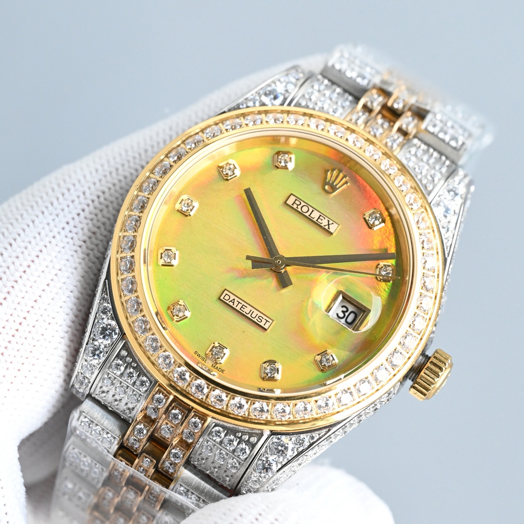 Rolex Datejust 41mm Silver - watch0190 - Image 3