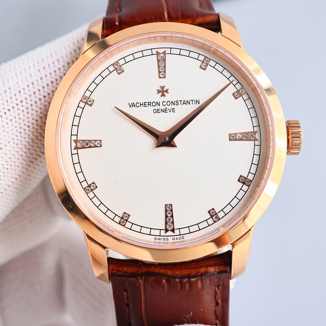 Vacheron Constantin Watch White / Gold - watch0244 - Image 3