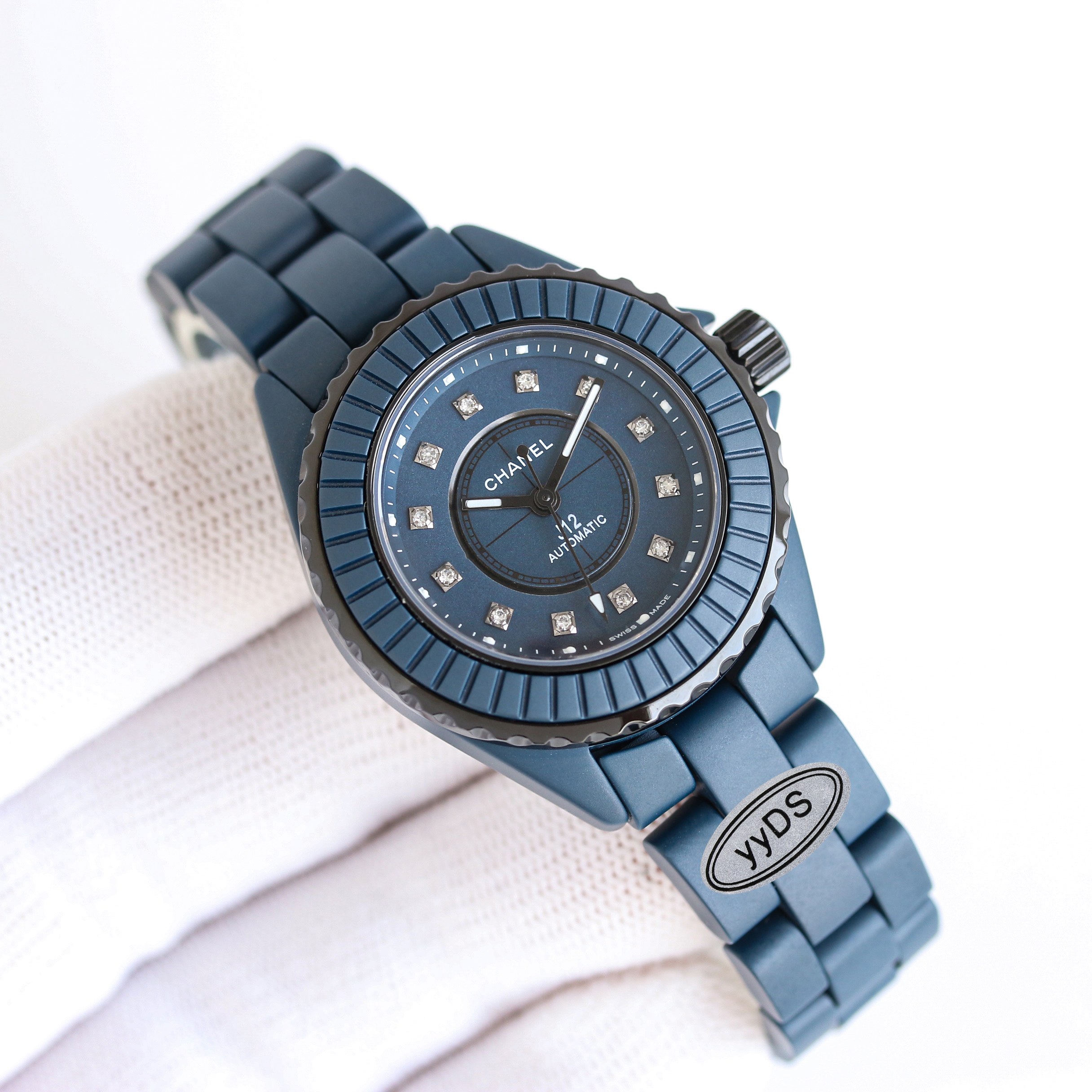 Chanel Watch 33mm Blue - watch0287 - Image 3