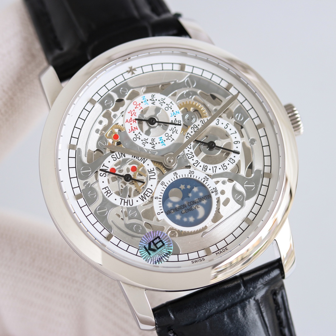 Vacheron Constantin Watch 41mm White / Rose Gold - watch0298 - Image 3