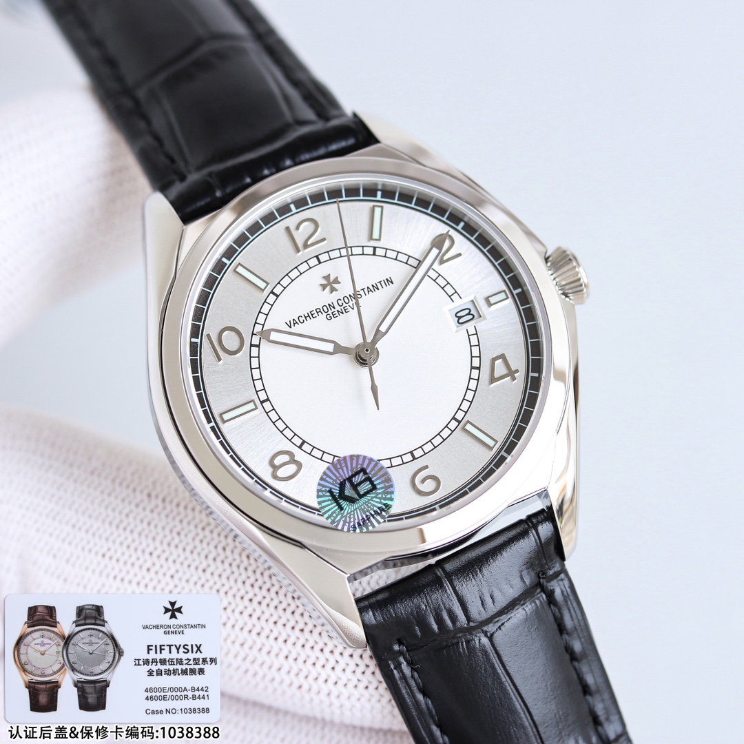 Vacheron Constantin Watch 40mm White / Gold - watch0302 - Image 3