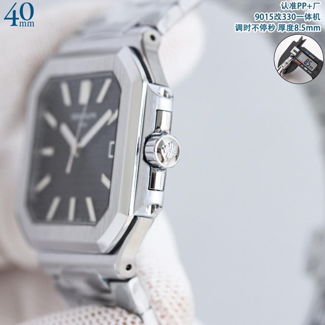 Patek Philippe Watch 40mm White / Rose Gold - watch0308 - Image 3