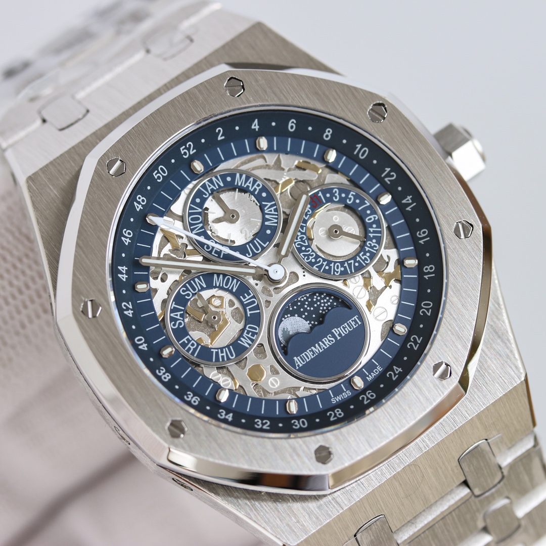Audemars Piguet Royal Oak 41mm White / Silver - watch0318 - Image 3