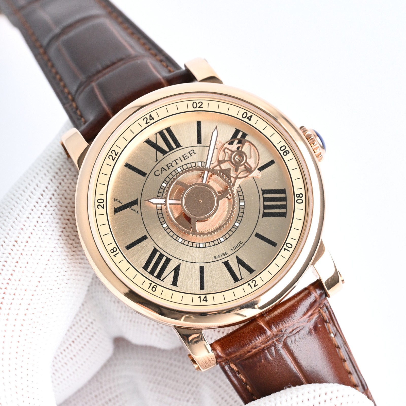 Cartier Watch 45mm Silver - watch0325 - Image 3