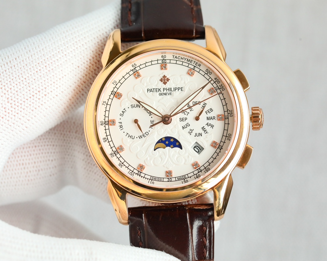 Patek Philippe Watch 41mm Silver - watch0326 - Image 3