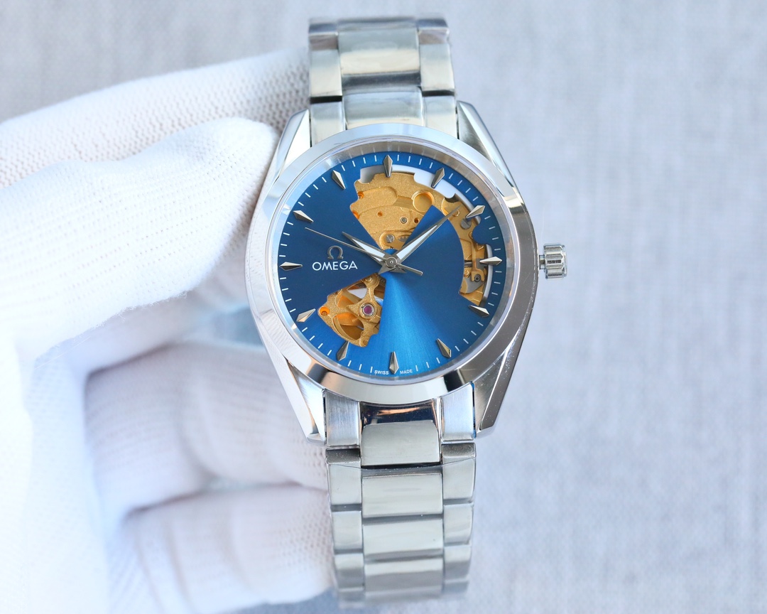 Omega Watch 40mm Silver - watch0332 - Image 3