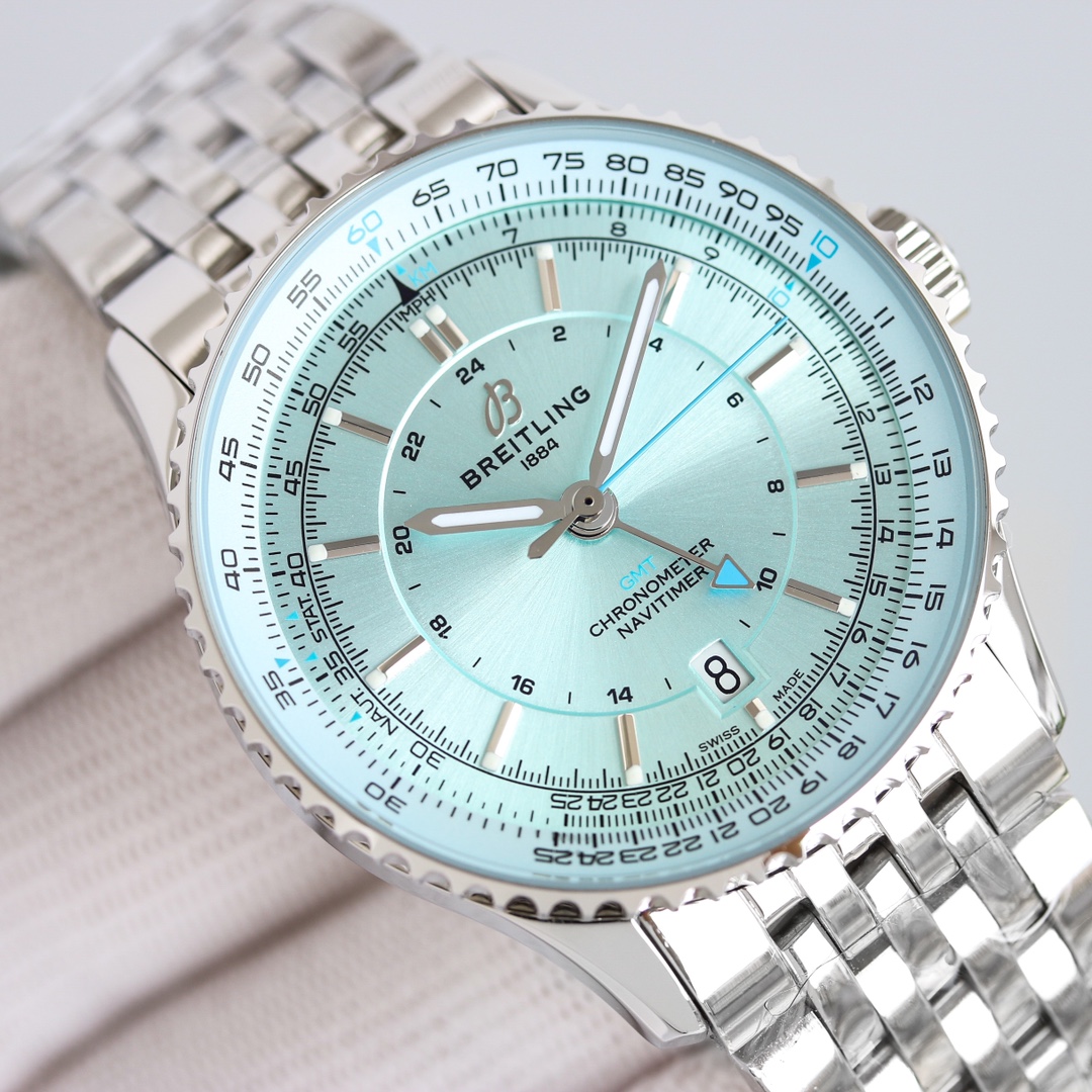 Breitling Navitimer 41mm Silver - watch0359 - Image 3