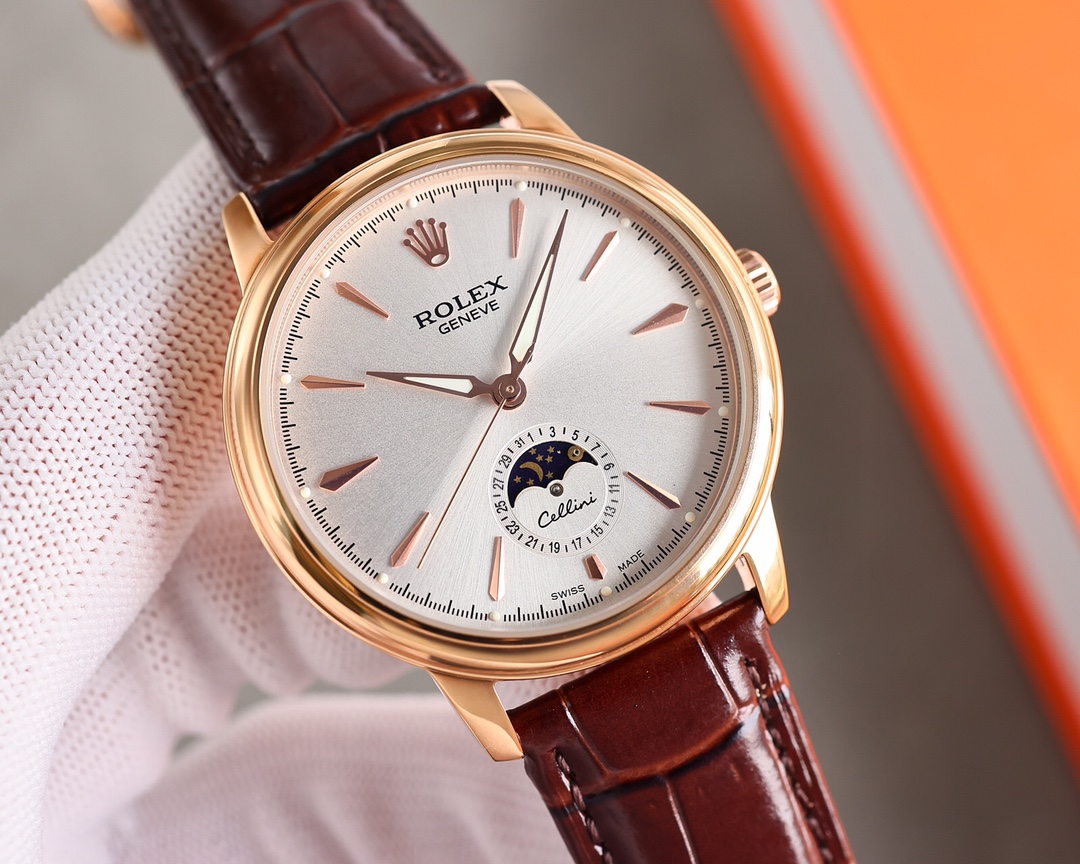 Rolex Watch 40mm Silver - watch0380 - Image 3