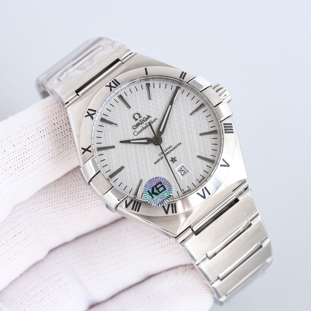 Omega Constellation 41mm Silver - watch0407 - Image 3