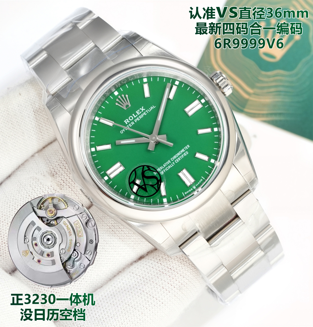 Rolex Oyster Perpetual 36mm Blue - watch0422 - Image 3
