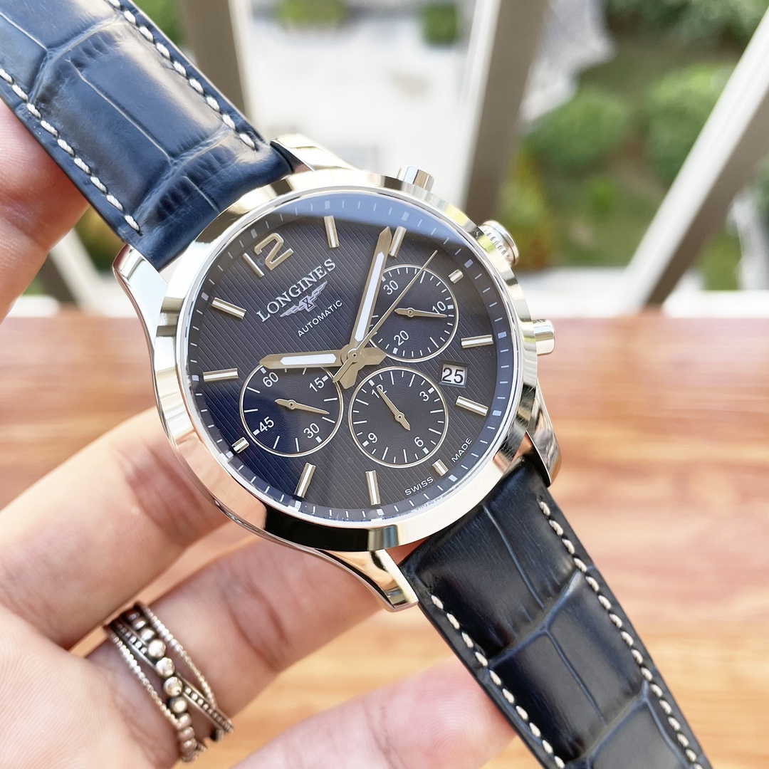 Longines Watch 42mm White / Blue - watch0426 - Image 3