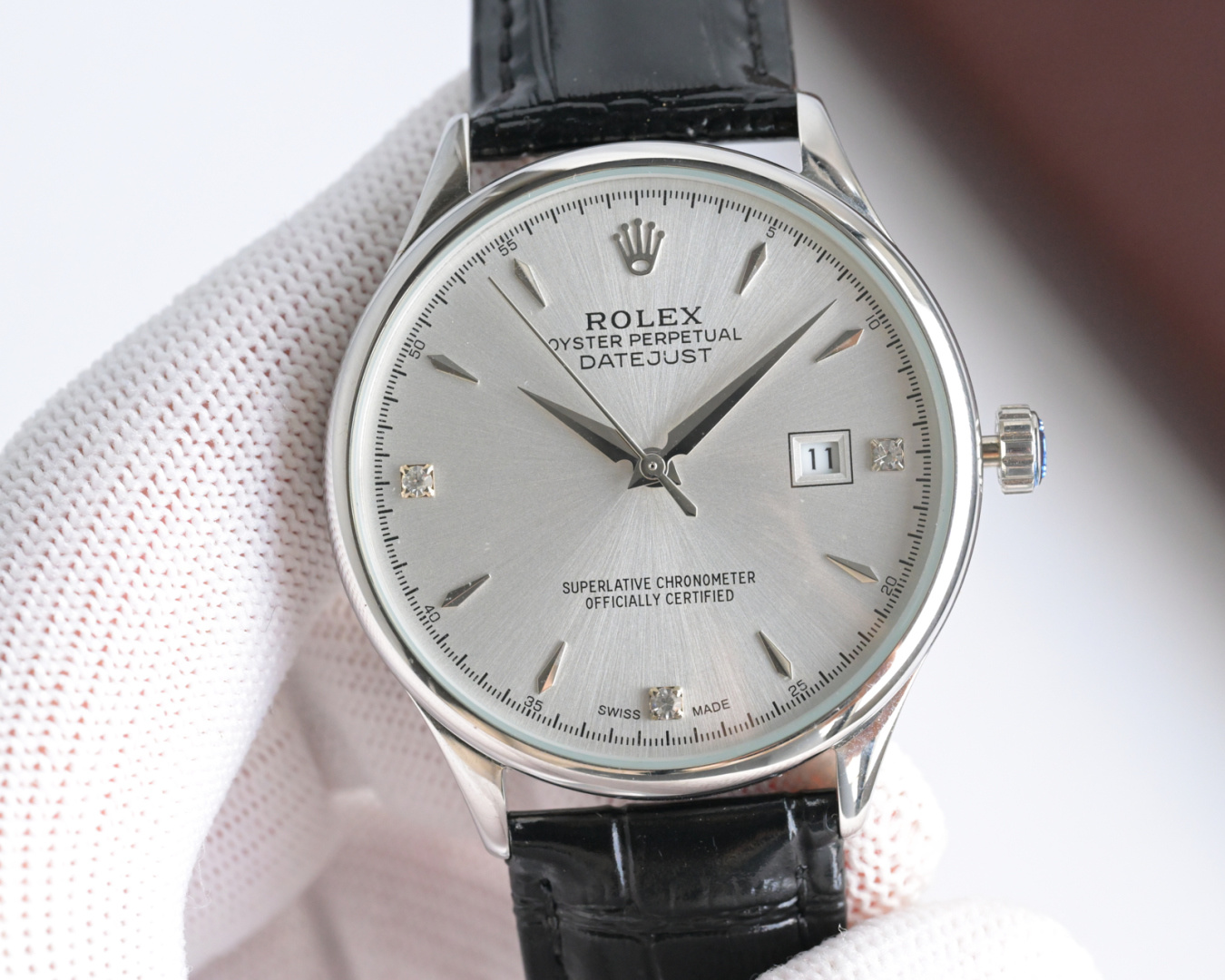Rolex Watch 40mm White / Rose Gold - watch0429 - Image 3