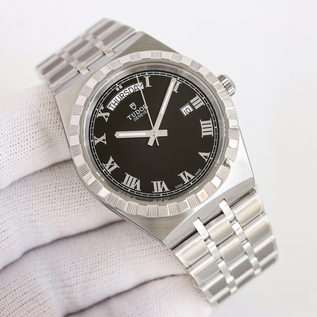 Tudor Watch 41mm White / Gold - watch0430 - Image 3