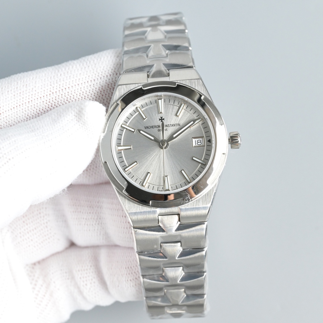 Vacheron Constantin Overseas 33mm White / Rose Gold - watch0432 - Image 3