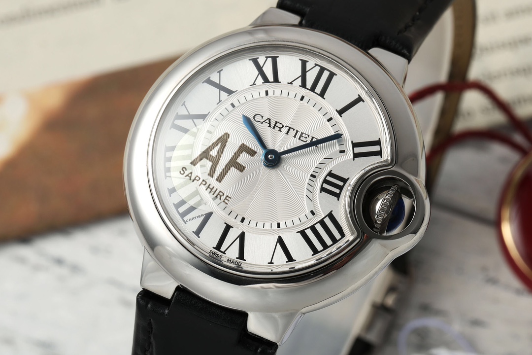 Cartier Ballon Bleu 33mm Silver - watch0434 - Image 3