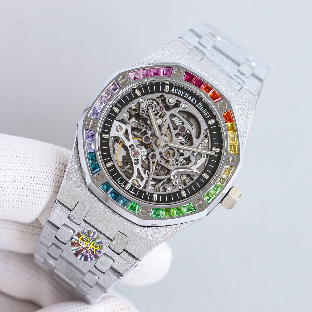 Audemars Piguet Royal Oak 41mm Rose Gold / Silver - watch0442 - Image 3