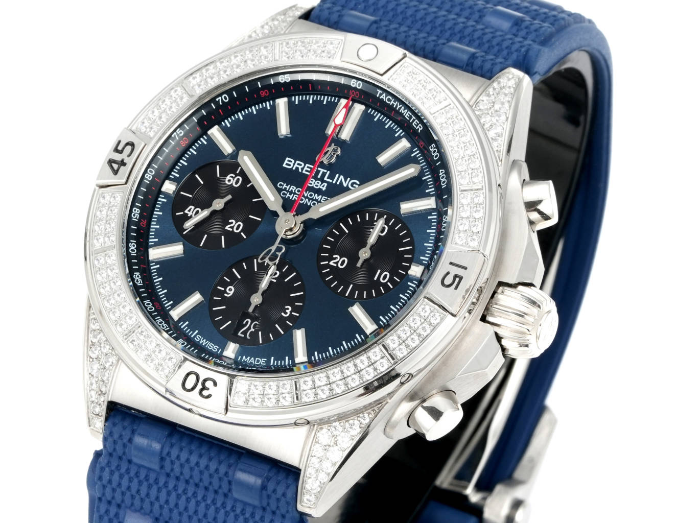 Breitling Watch 42mm Silver - watch0446 - Image 3