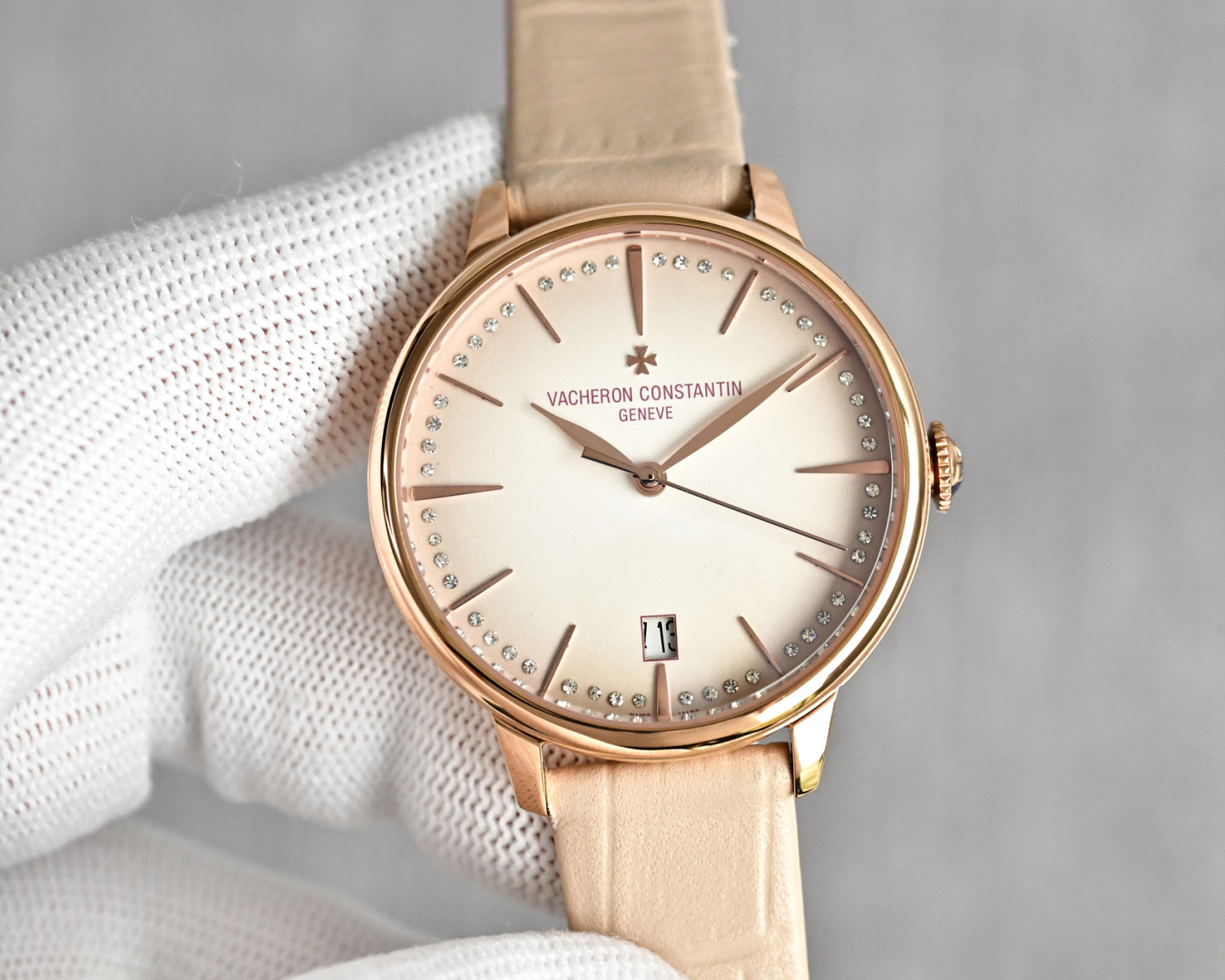 Vacheron Constantin Watch 36.5mm White / Gold - watch0452 - Image 3