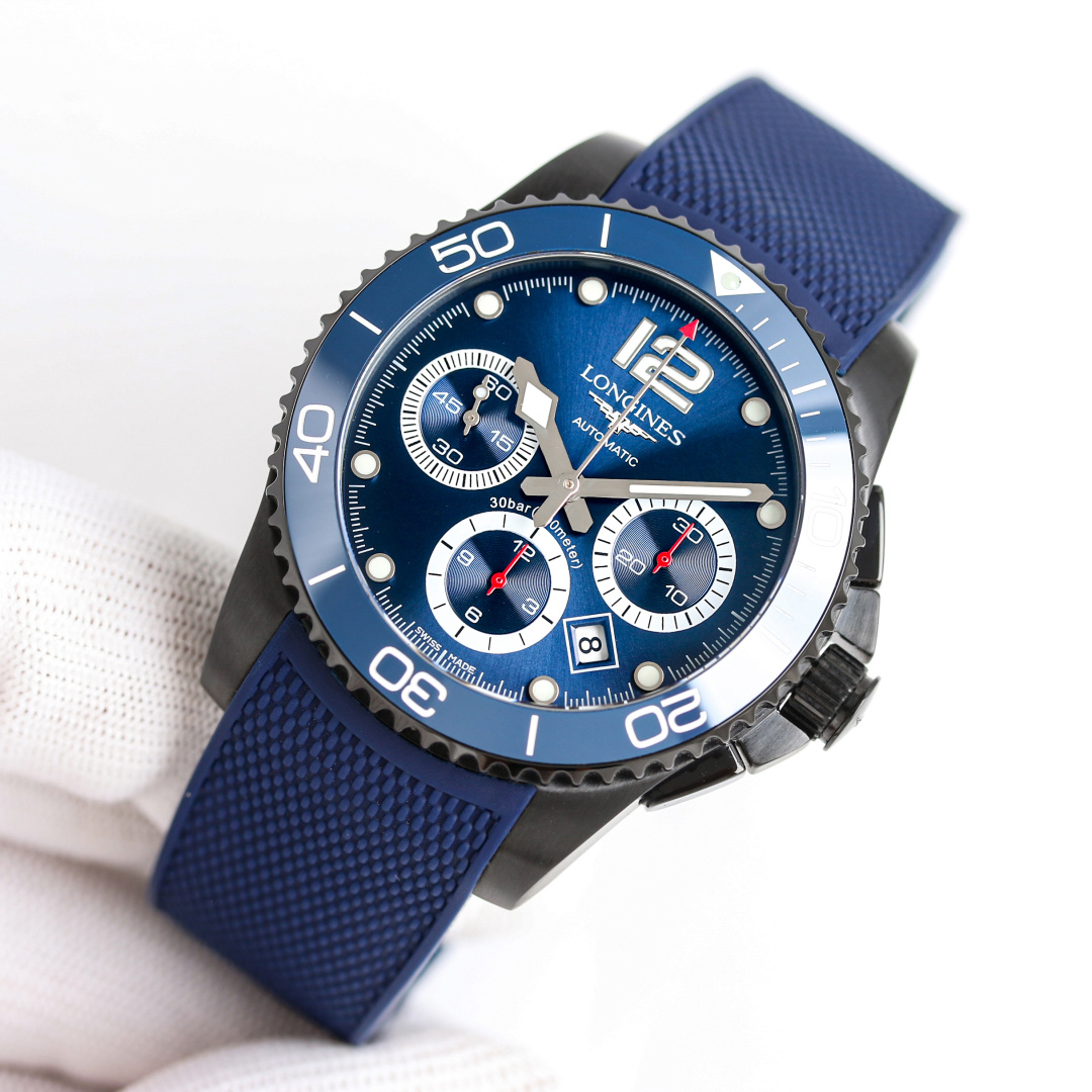 Longines Conquest Black / Blue - watch0475 - Image 3